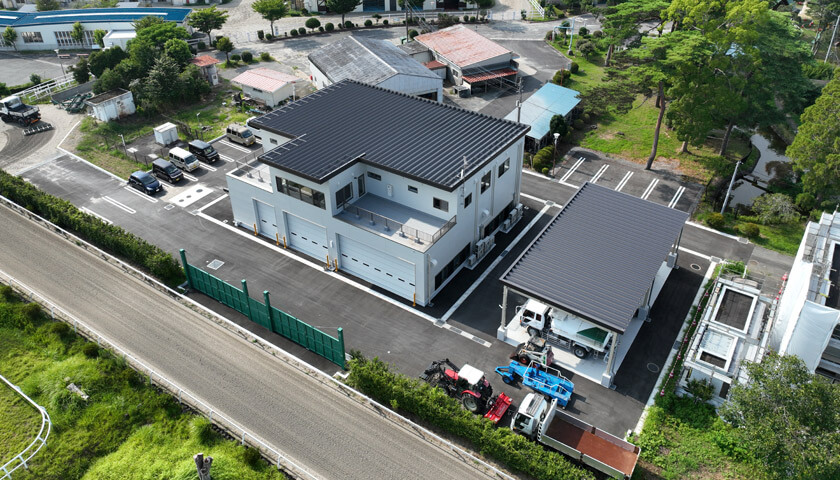 競走馬総合研究所常磐支所馬場管理棟及び堆肥所
